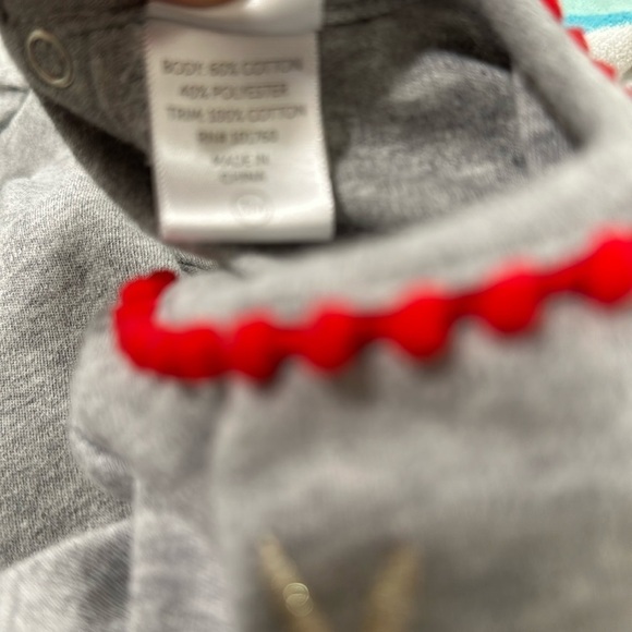 Gigil Rudolph Ruffle Girls Romper One Piece Outfit Christmas Holiday 3 months - Picture 8 of 8